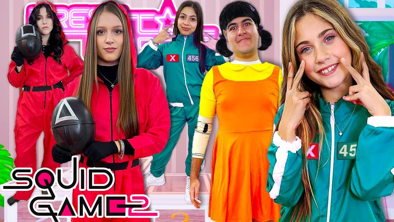 GIOCHIAMO A DRESS TO IMPRESS DI SQUID GAME NELLA VITA REALE CON GIADA E TUTTI  I NOSTRI AMICI!