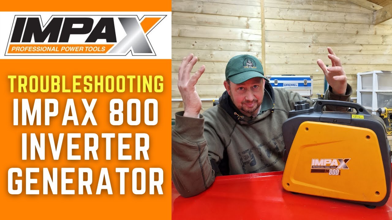 Troubleshooting fix for Impax inverter generator IM800I 700W 800W 230V invertor repair how to
