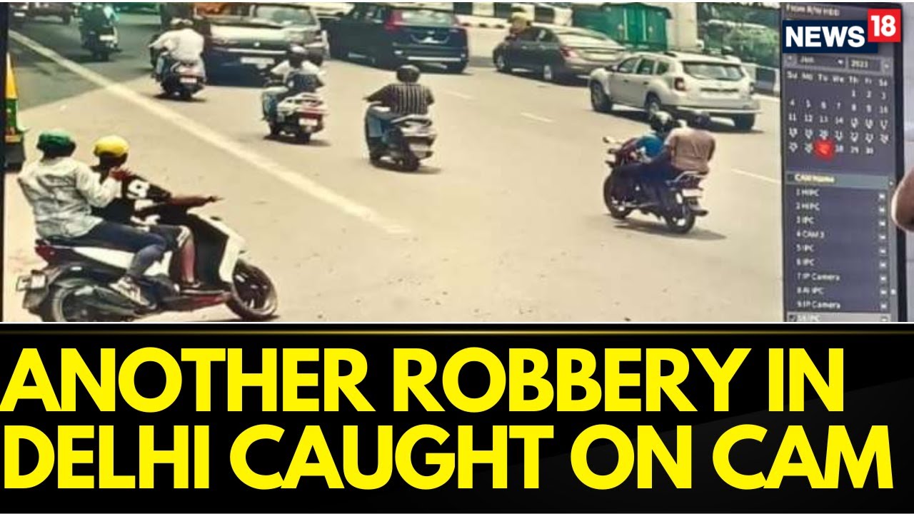Delhi News | Bike-Borne Men Rob A Businessman, Taking Away His Scooter with Rs 3 Lakh Cash | News18