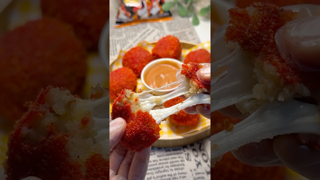 Cheetos Potato Cheese balls 🥔 #shorts