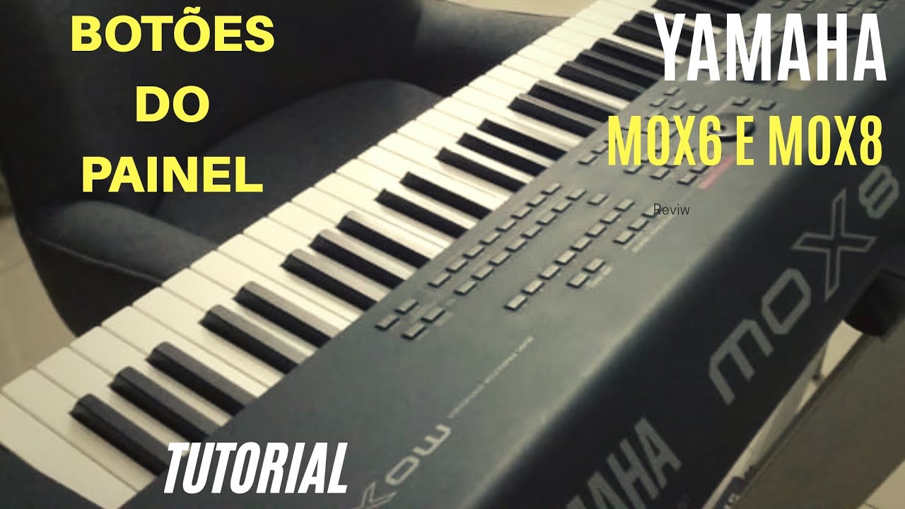 YAMAHA MOX6 E MOX8 - BOTÕES DO PAINEL