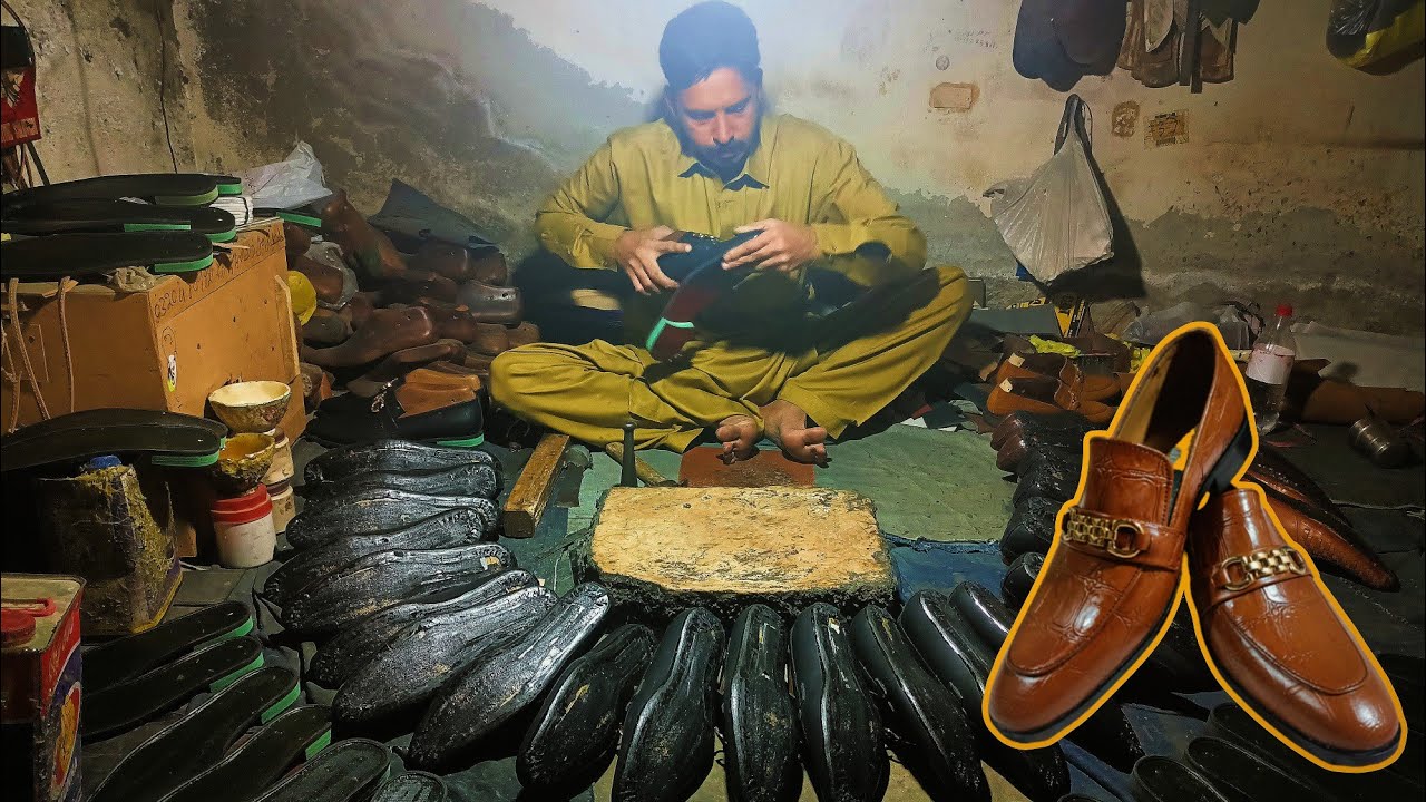 Leather Shoes Making Handmade | Ingenious Shoes Making Craftsmanship