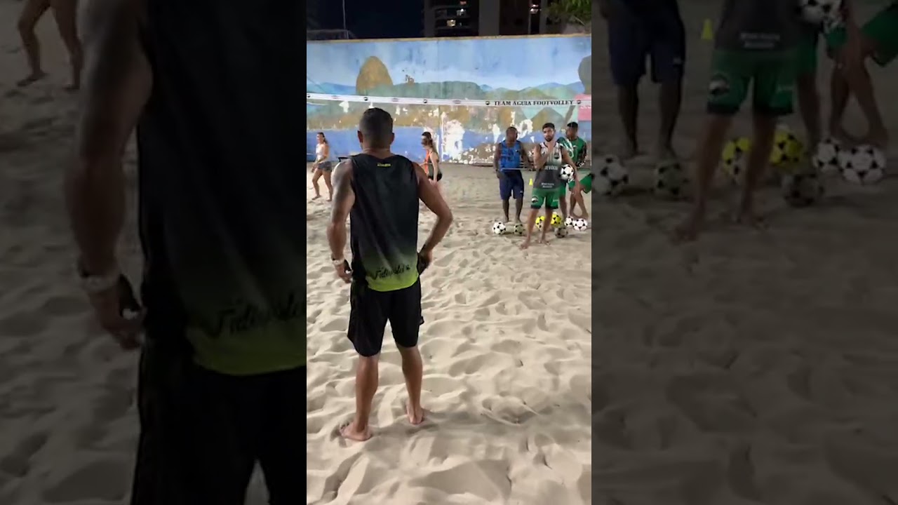 Como levantar bola de ombro - Futevolei - Anderson Águia - Como fazer bola de ombro subir Futevôlei
