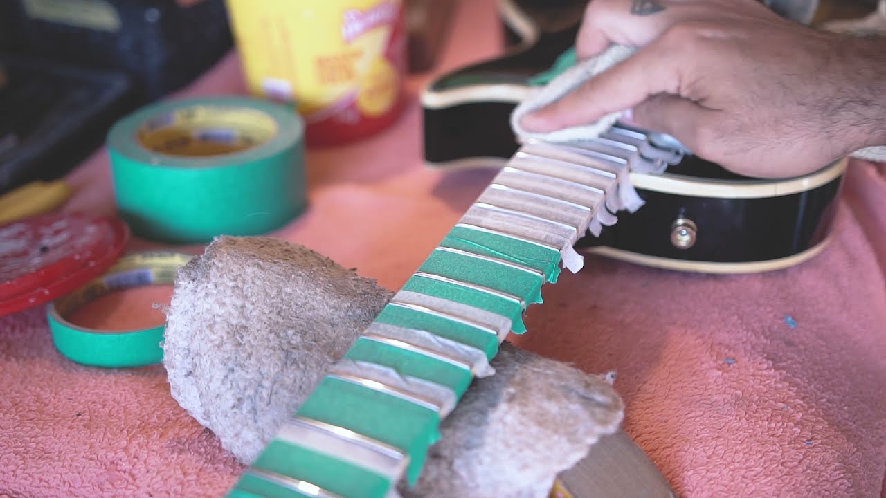 Velha Guitarra - Refinish Gibson Les Paul Custom 1996 - Parte 3
