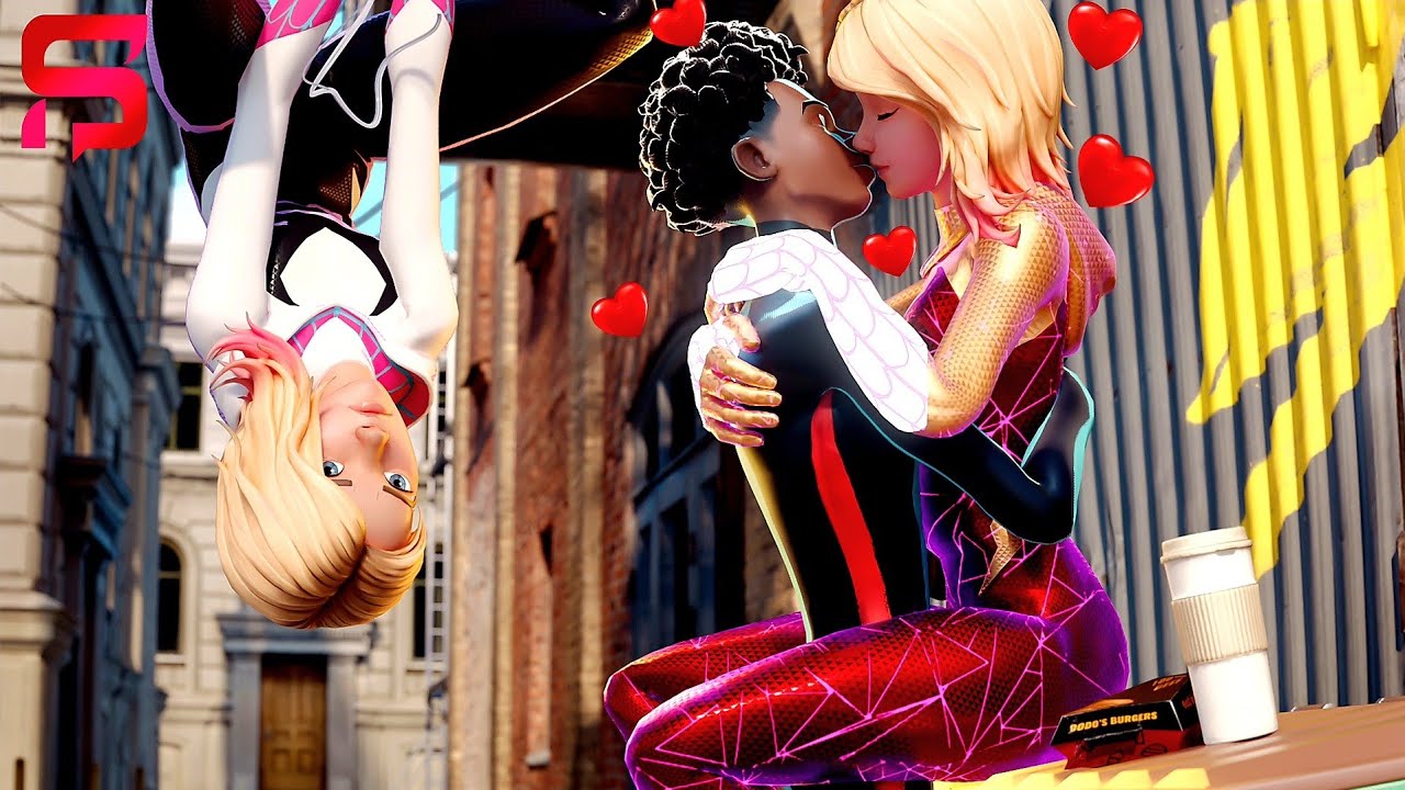 Miles Morales FALLS IN LOVE with Spider-Gwen's TWIN SISTER.. Fortnite Spider-Man