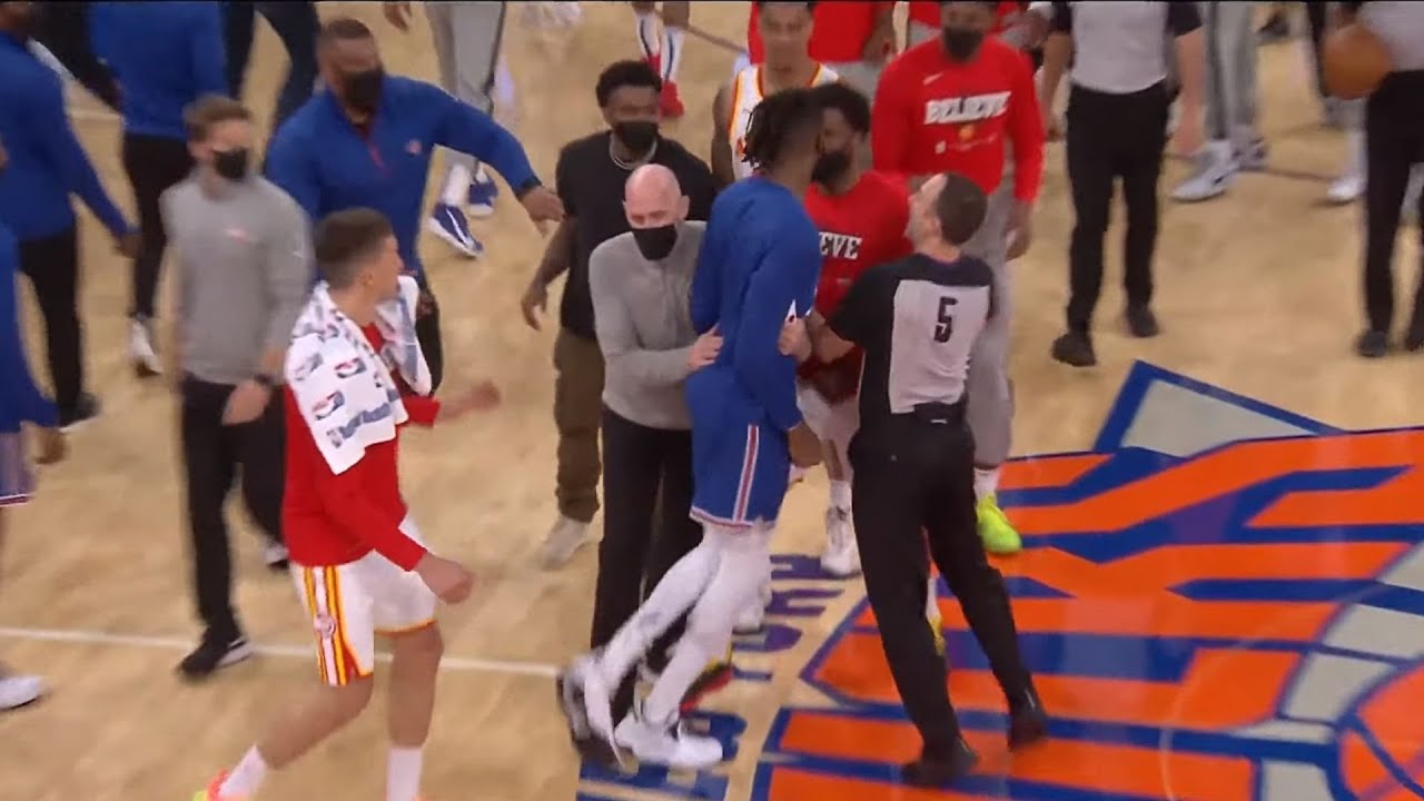 Inside the NBA Reacts to Knicks & Hawks Scuffle at Half Time