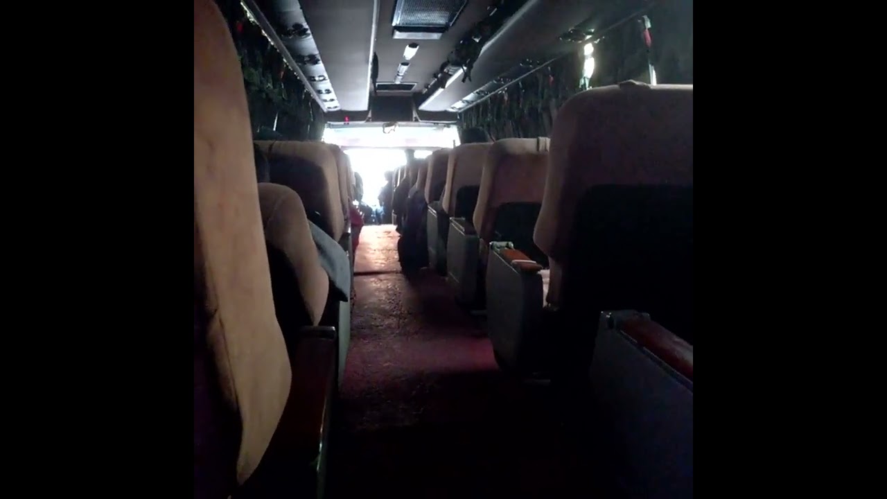 Volvo B9R engine sound from inside. (Part-1){Headphone recommended}.