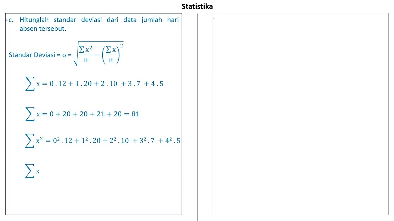 Vid SMA10 MA Statistika 00 Dicky K7 5