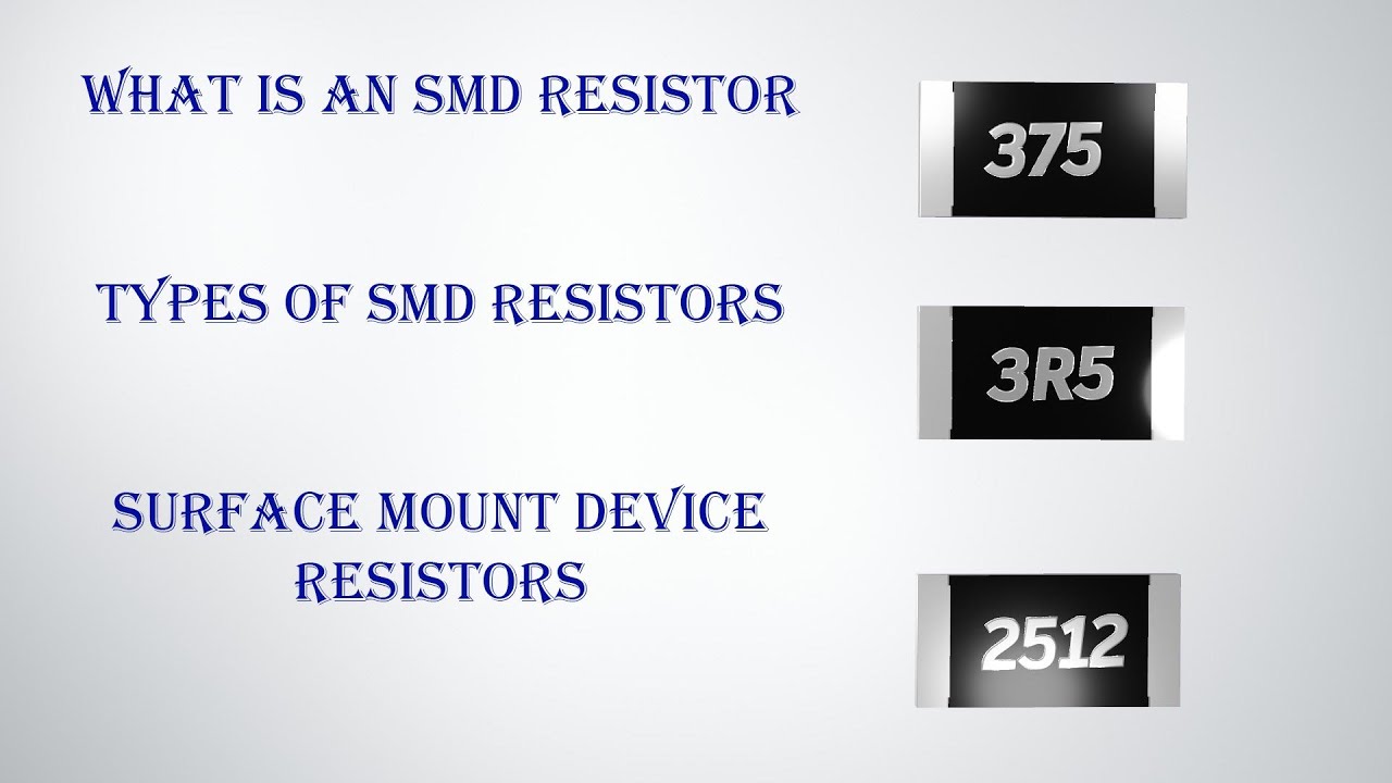 What is an SMD resistor| Reading Surface Mount Resistor Codes|