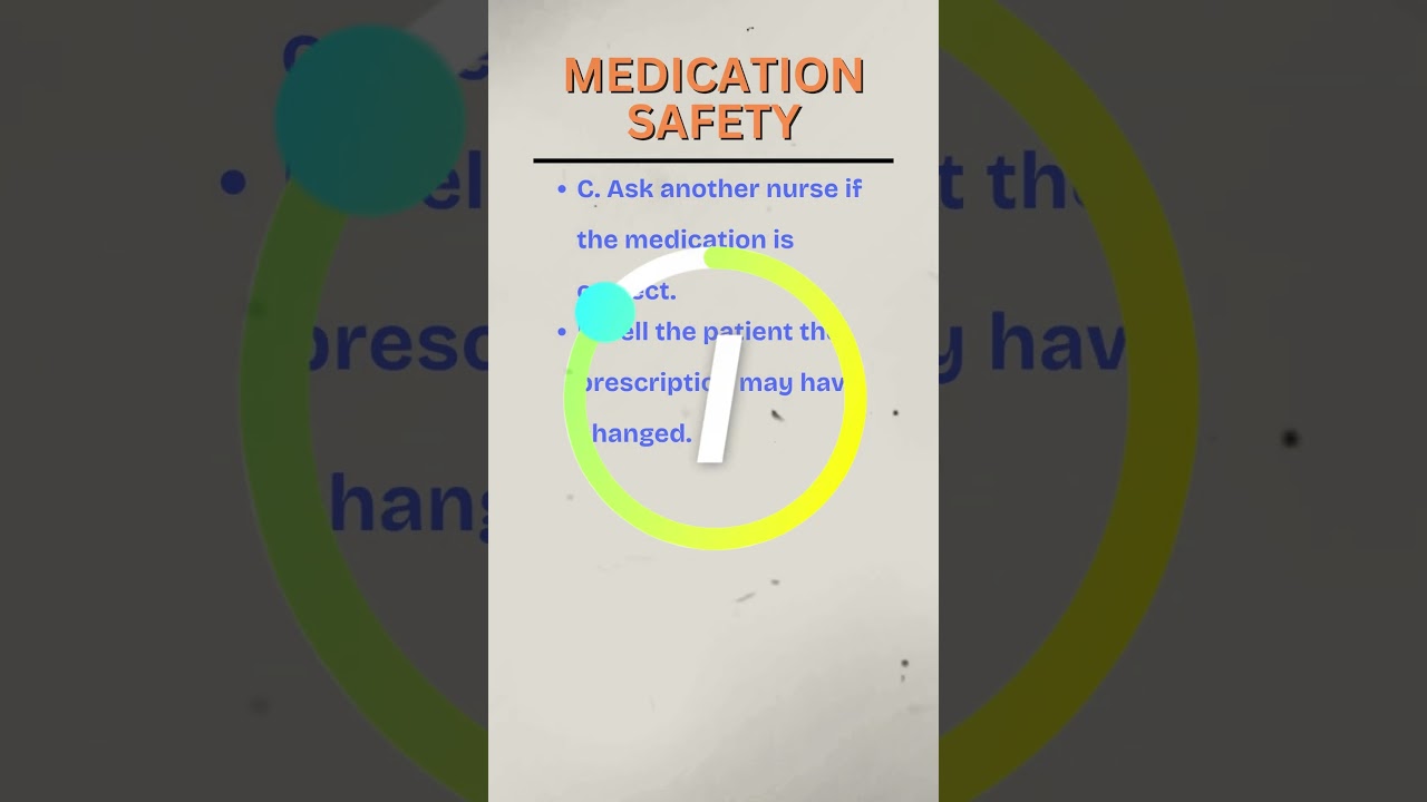 NCLEX Critical Thinking Challenge: Can You Answer this Medication Safety Questions in Time?