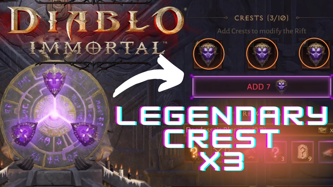 Diablo Immortal | Elder Rift | 3 Legendary Crests | Fast Solo Run Demon Hunter