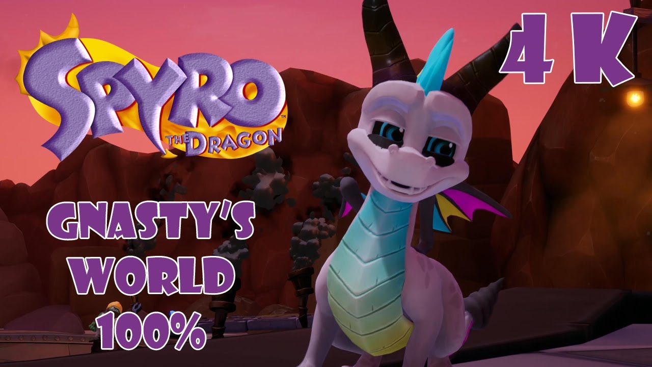 Spyro Reignited Trilogy-Full Gameplay-Gnasty's World-4K GRAPHICS-@completitionistblueberry