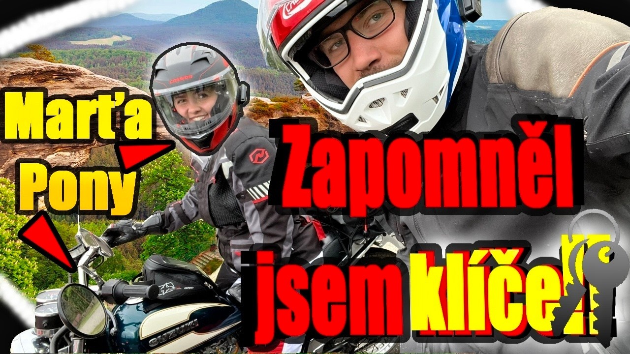 Moto České Švýcarsko s Marťou