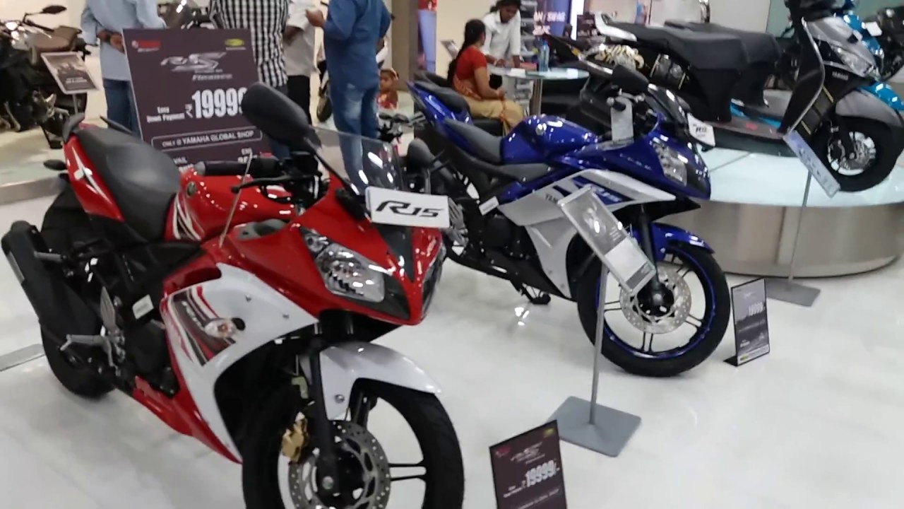 India's First Yamaha Global Shop in Chennai | Showroom Walkaround | MT 09,V MAX,R3,R15,FZ Etc Etc