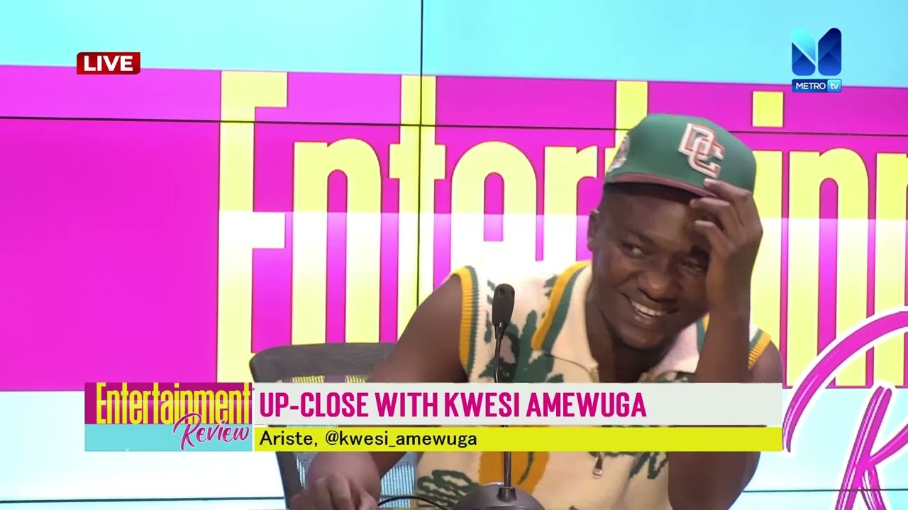 Up-close with KWESI AMEWUGA, Rapper | #EntertainmentReview