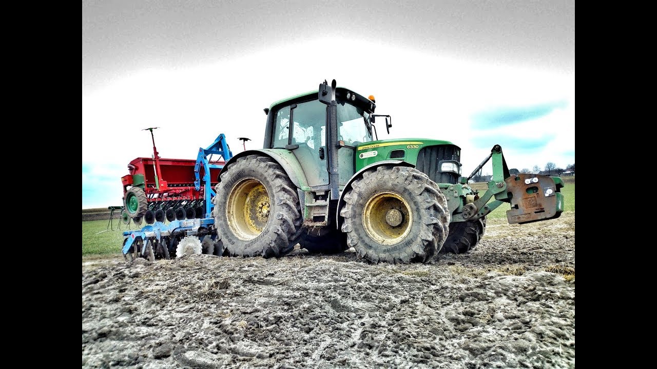 Wiosna 2019 Siew☆John Deere 6330 & AGRO-LIFT 3M + Poznaniak