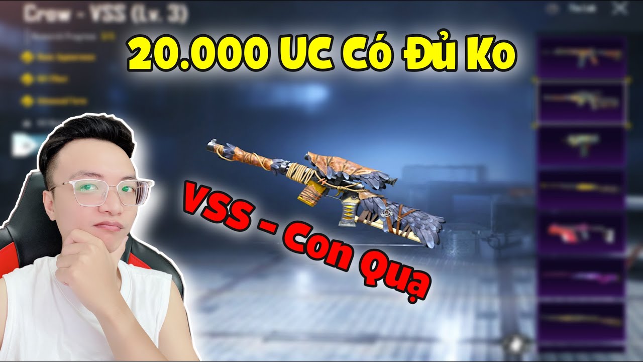 (PUBG Mobile) Dùng 20 000 UC Để Nâng Cấp Skin 