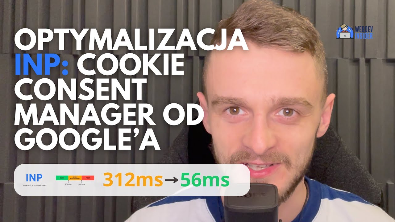 Laboratorium Wydajności #7: optymalizacja INP w okienku Cookie Consent Manager od Google'a