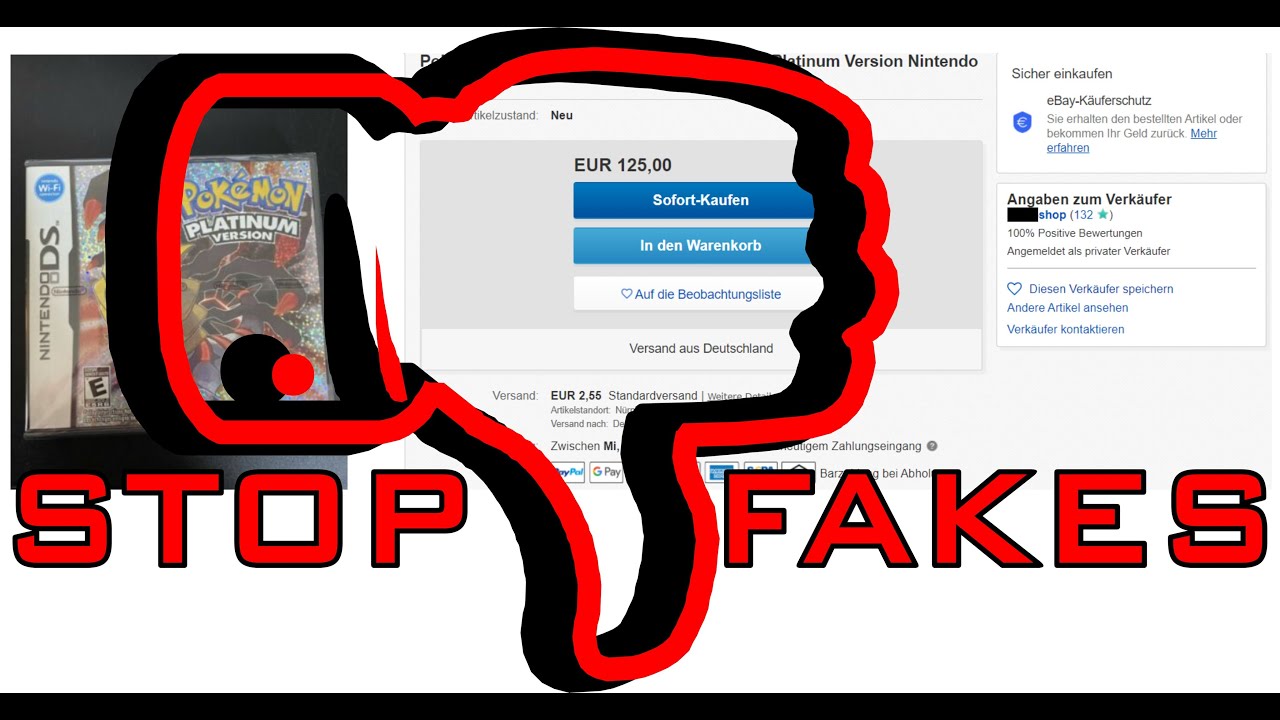 Nintendo DS Fake Spiele US Version mit Nintendo Stripe ? was steckt in den Fake Games ? Stop Fakes !