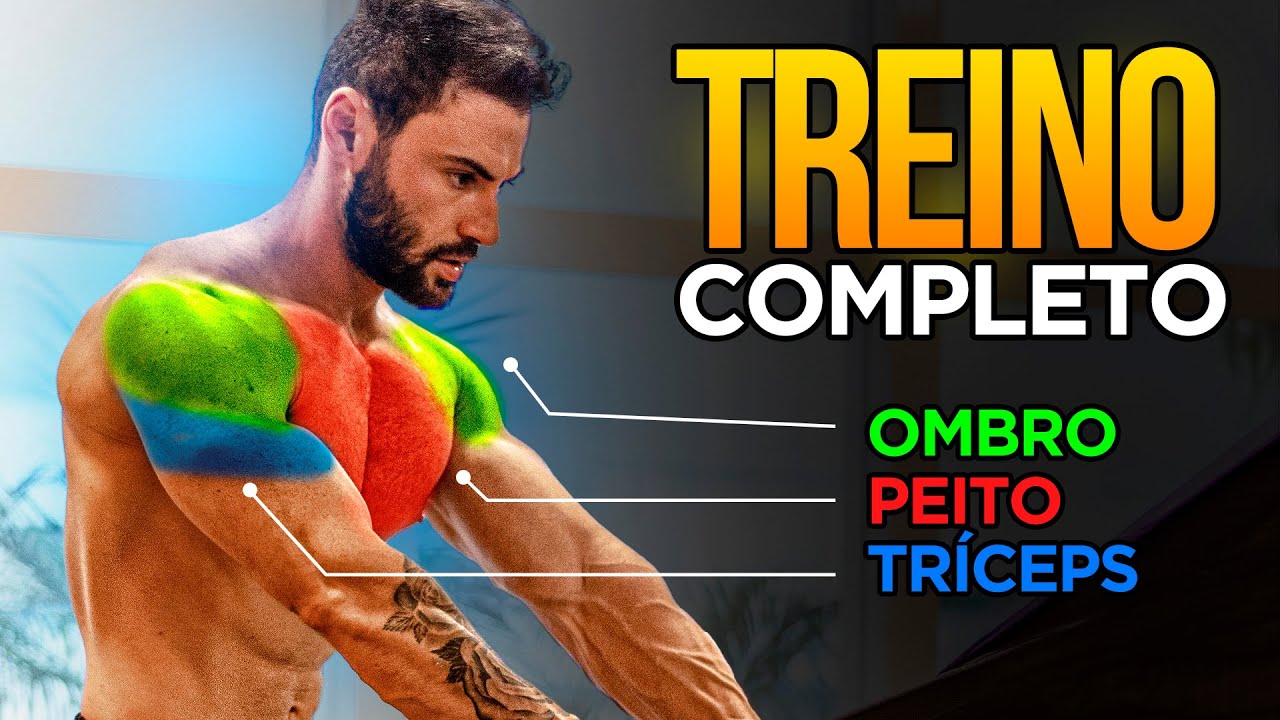 TREINO DE PEITO, OMBRO E TRICEPS | PUSH DAY