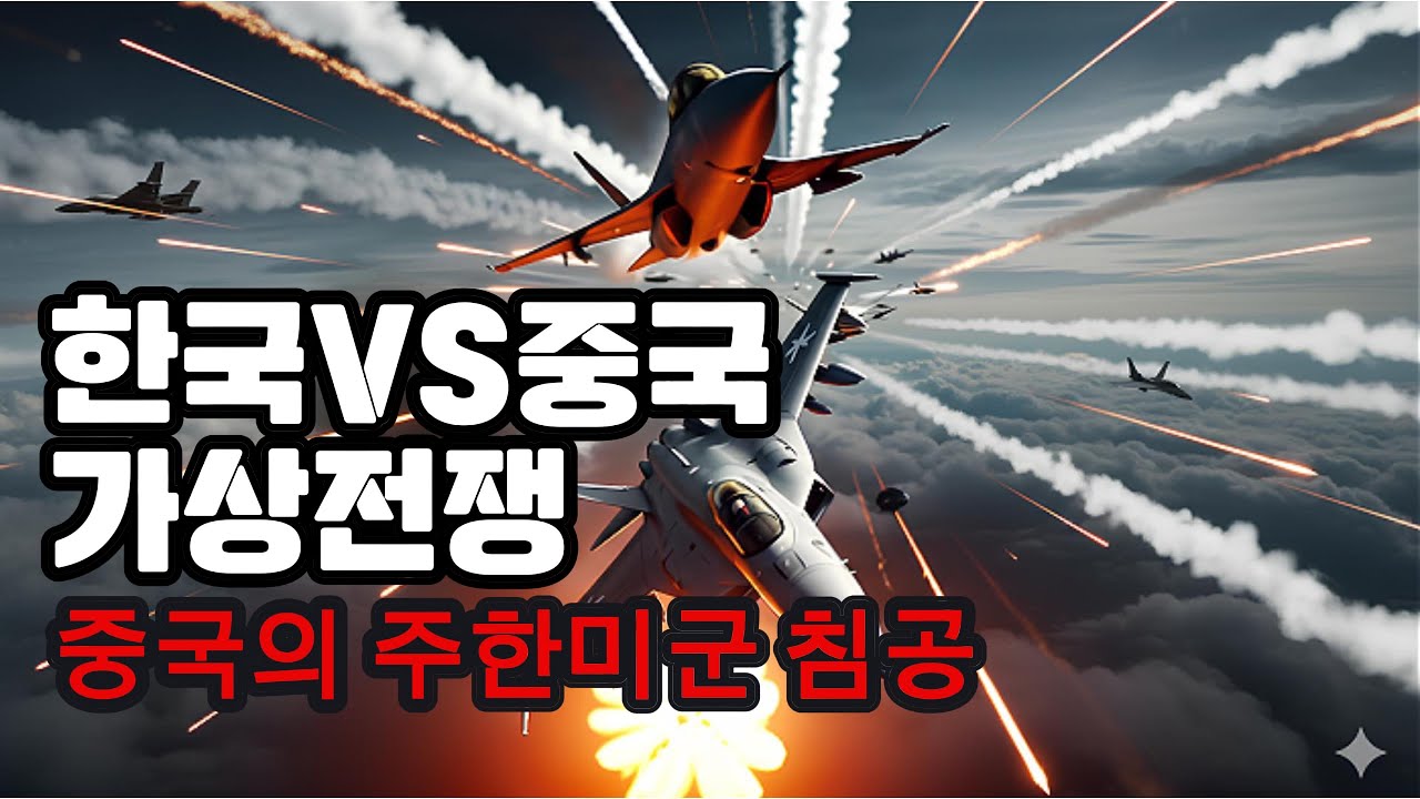 중국의 주한미군 침공 - 한국VS중국 가상 전쟁 시뮬레이션 시나리오 - 1화 / Korea vs. China Virtual War Simulation: Episode 1