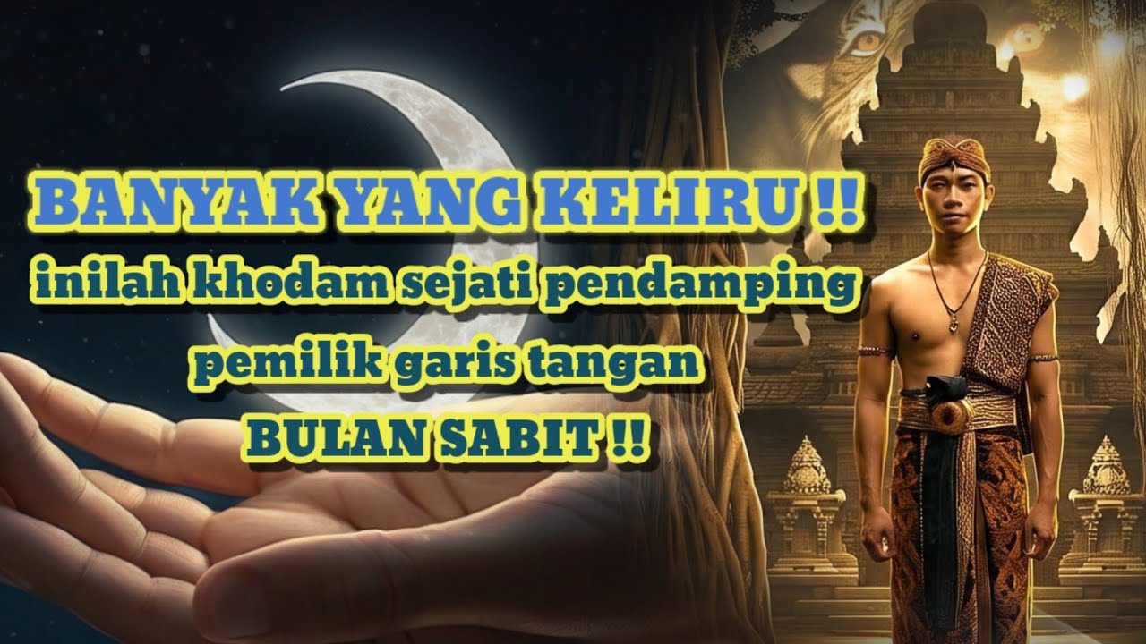 KHODAM PENDAMPING SEJATI BAGI PEMILIK GARIS TANGAN BULAN SABIT YANG SESUNGGUHNYA ❕❕