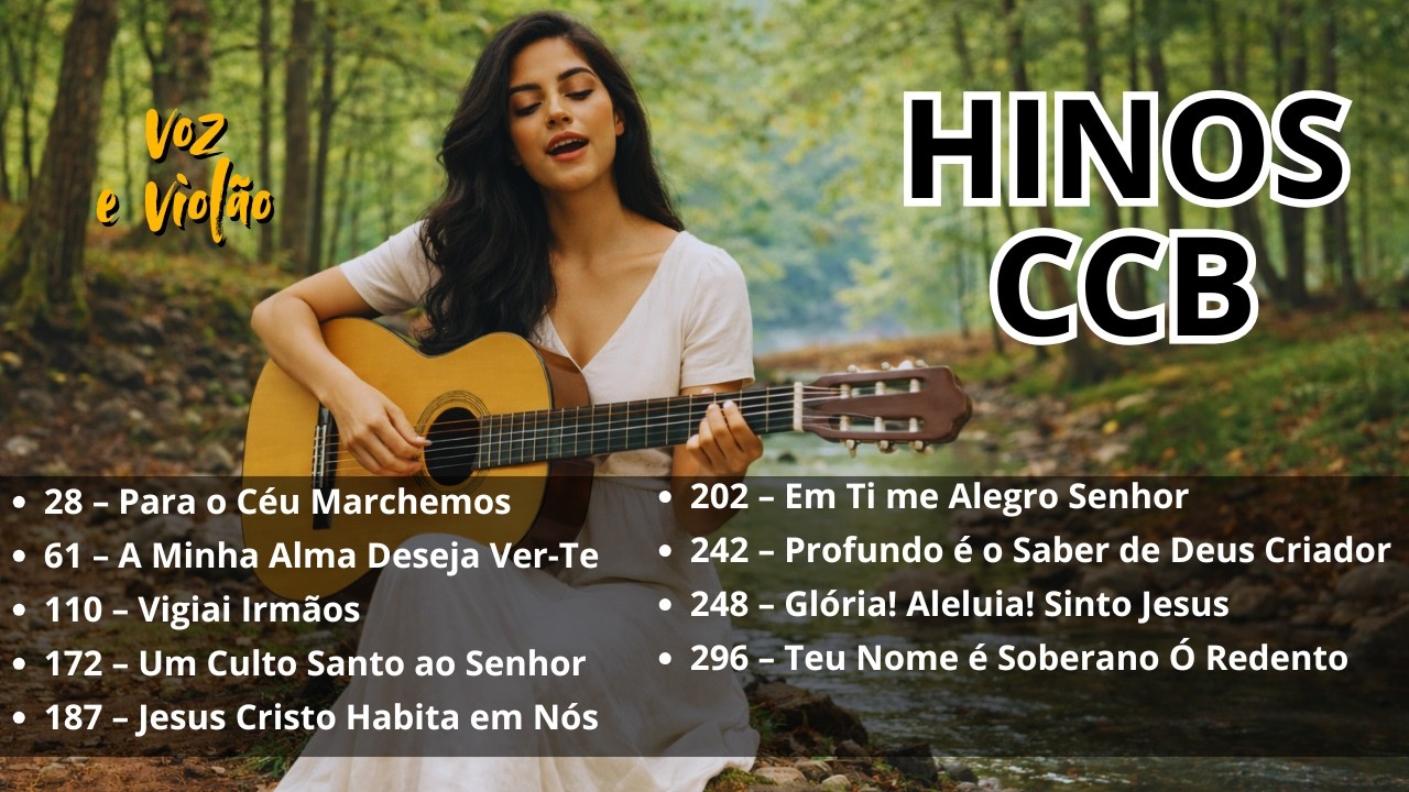 Seleção de Hinos CCB – 27 Min de Paz, Oração e Esperança | Voz e Violão