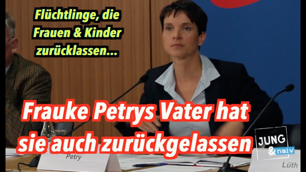 AfD-Chefin regt sich über flüchtende Männer auf, die Familie zurücklassen...