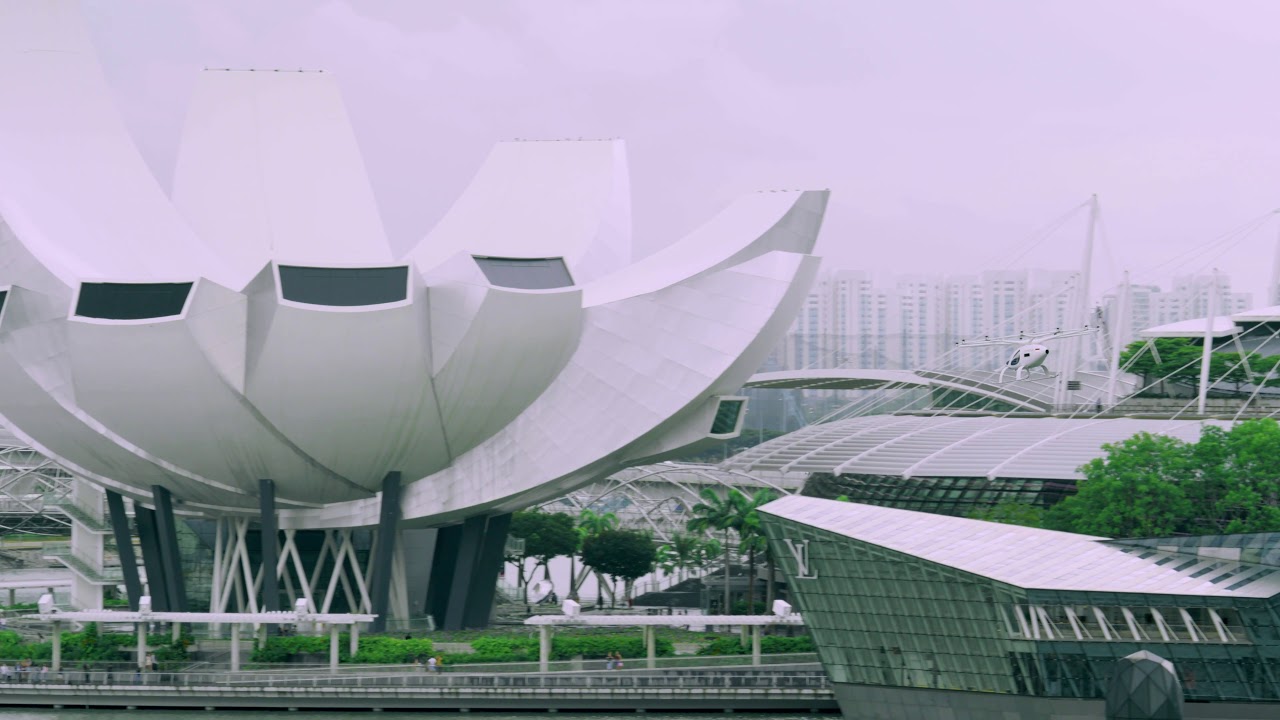 Volocopter makes first public flight in Singapore