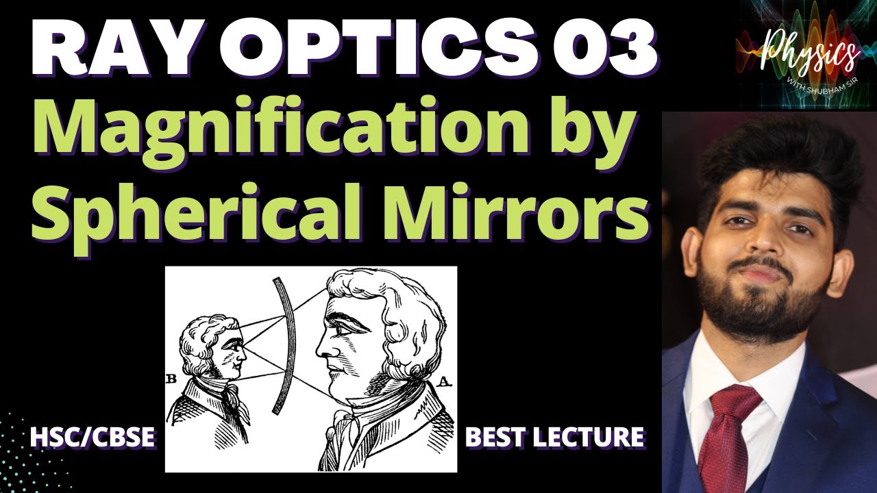 Ray Optics 03 I Magnification by Spherical Mirrors I Spherical Aberration in mirrors I HSC/CBSE