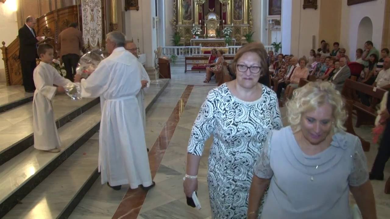 OFRENDA FLORAL Y MISA PATRONA DE ALHAMA DE MURCIA 2016