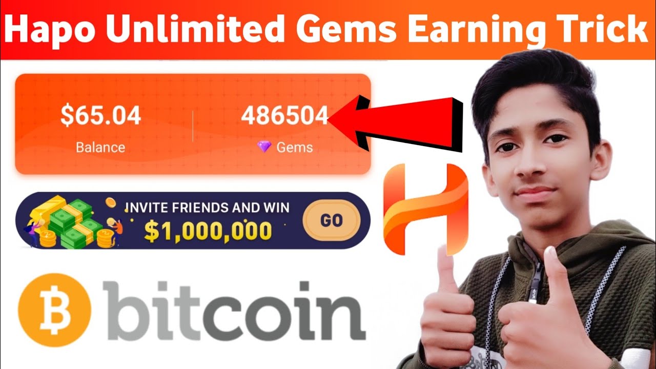 Hapo App Unlimited Gems Earning Trick 2019 - Hapo App Payment Proof | Total Earning $71-New Update