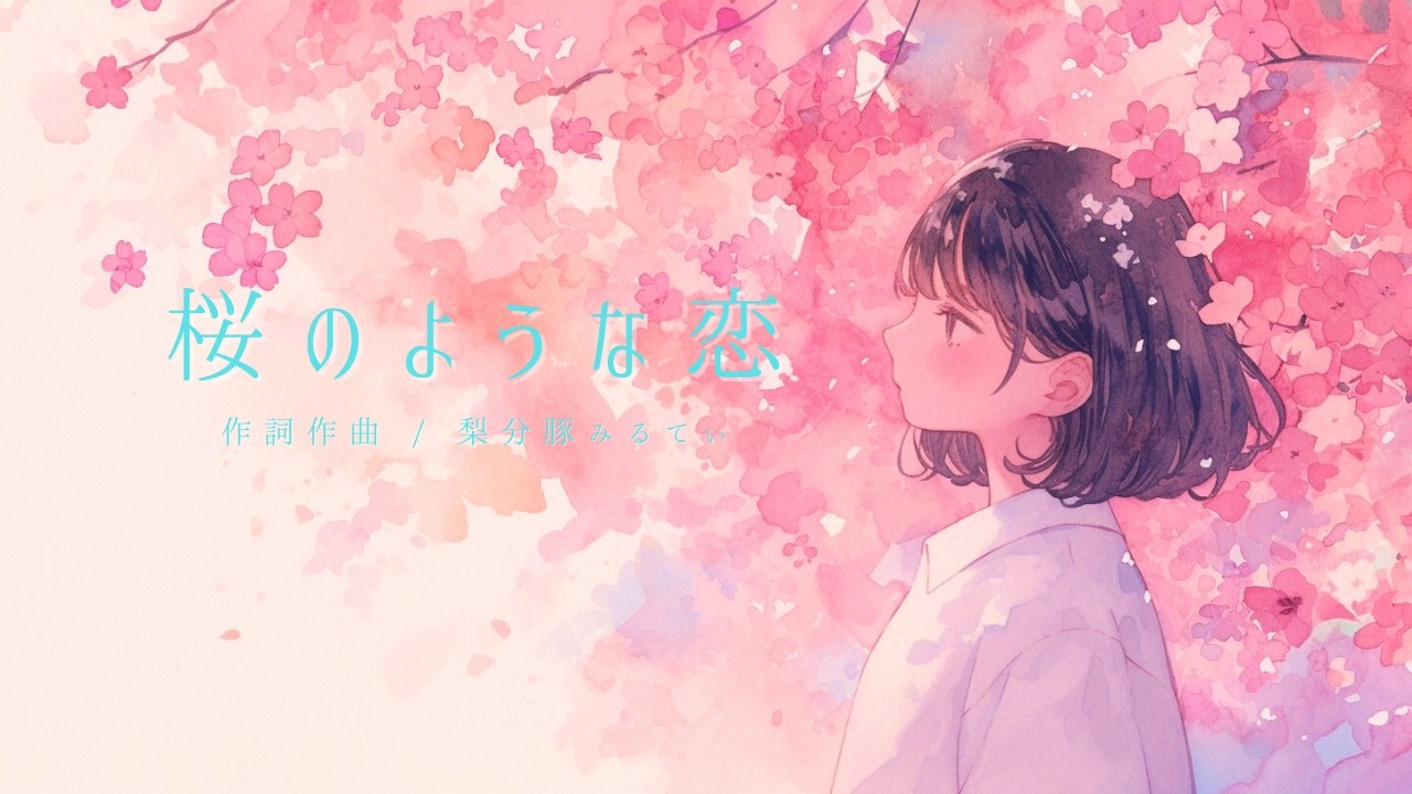 梨分豚みるてぃ - 桜のような恋（feat.初音ミク）