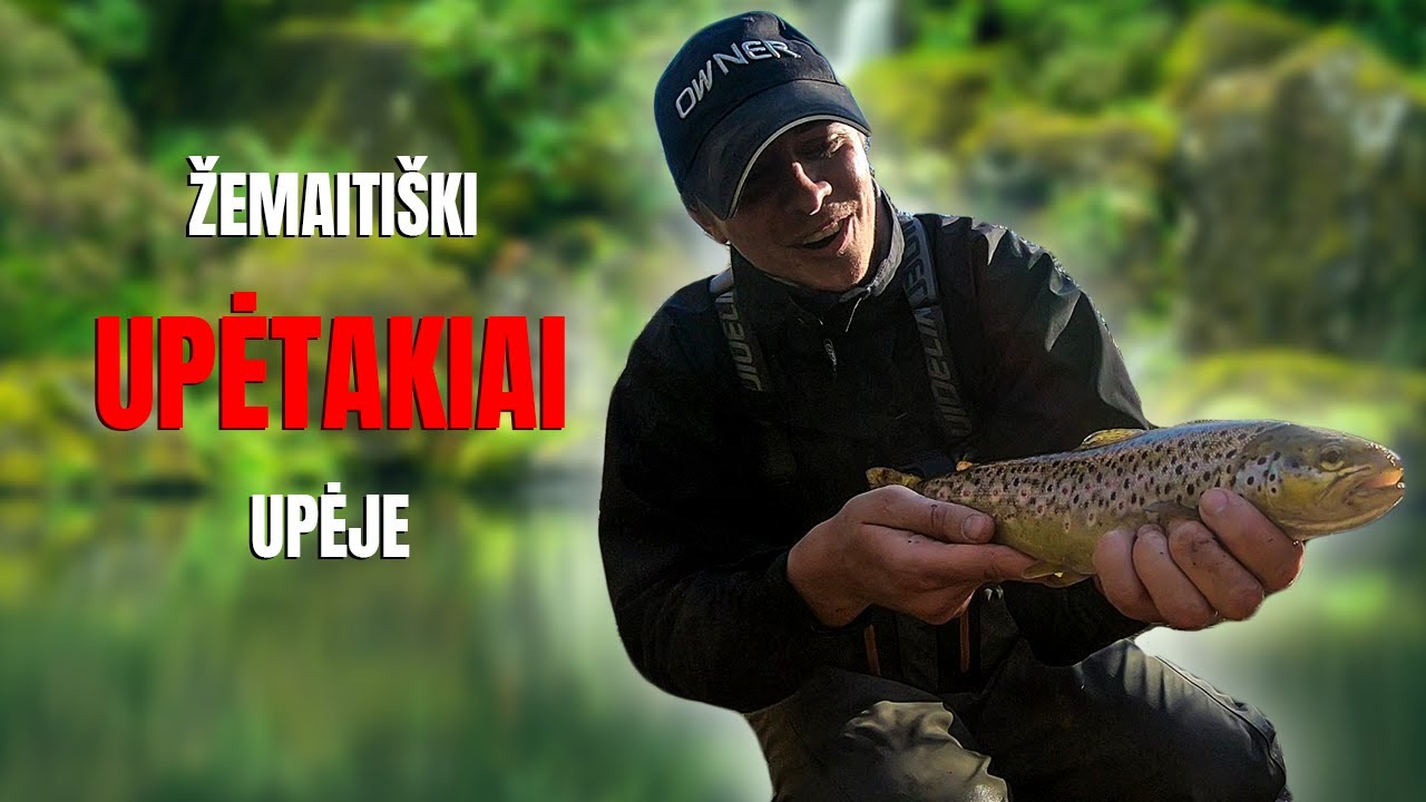 Upėtakių žvejyba spiningu Žemaitijoje pavasarį