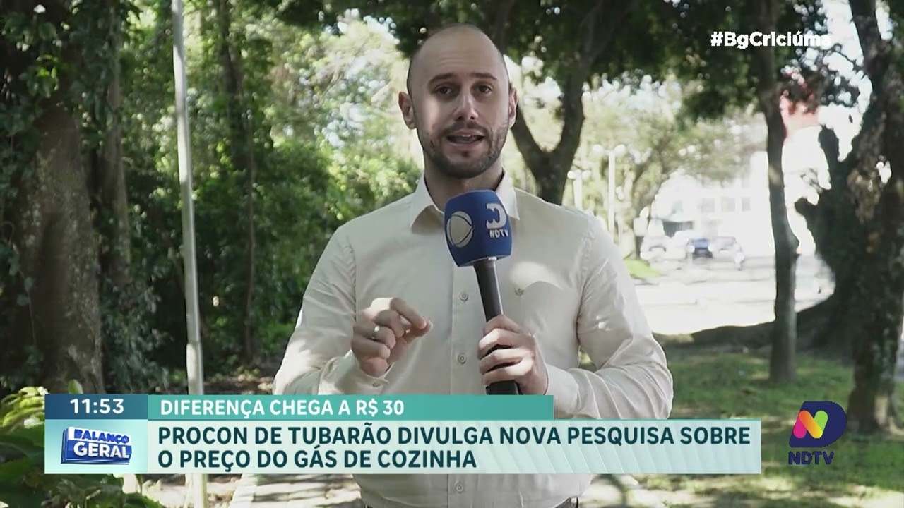 Procon de Tubarão aponta diferença de até R$30 no preço do gás de cozinha