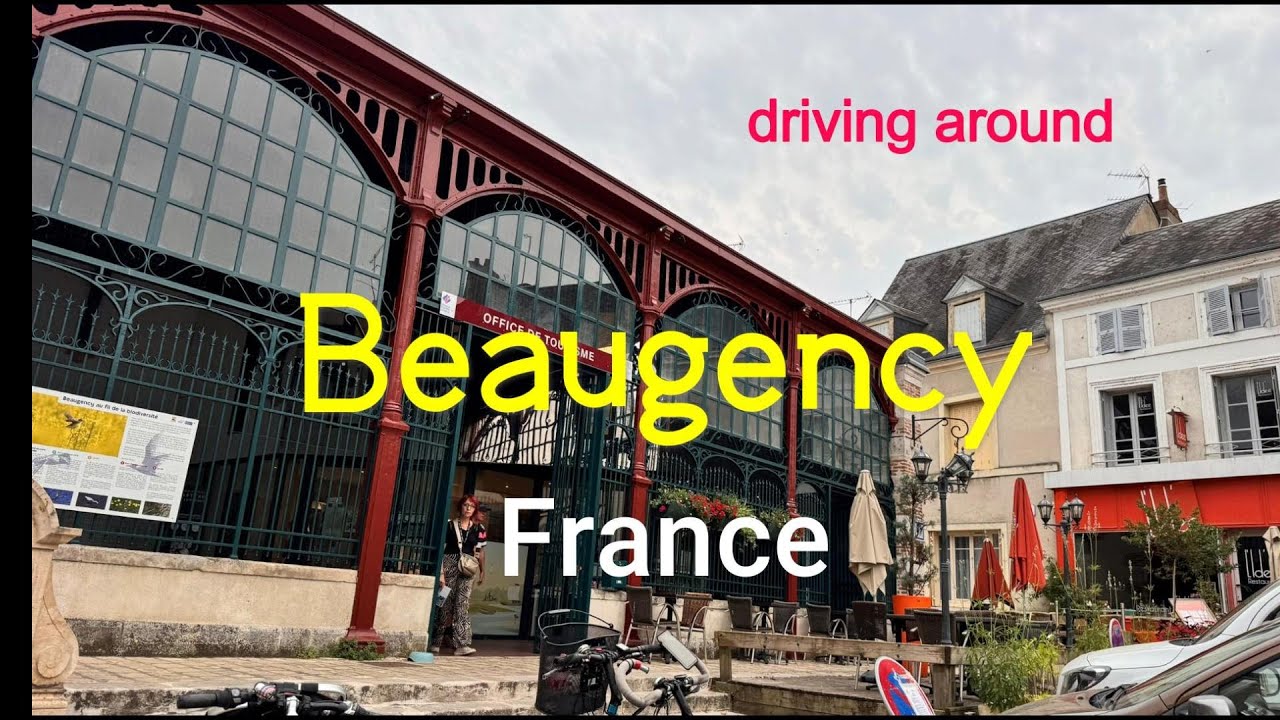 На автомобиле по Божанси Франция ll Pont de Beaugency