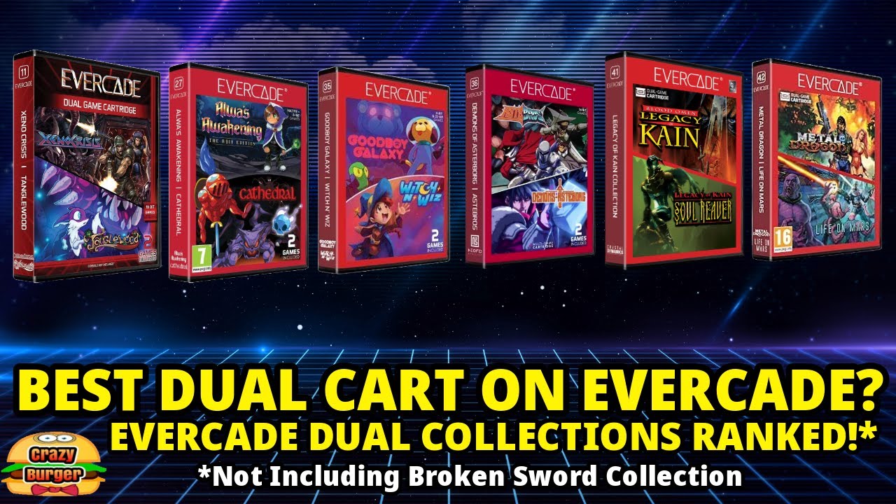 ALL Evercade Dual Carts RANKED! Which Collection Is The BEST?!