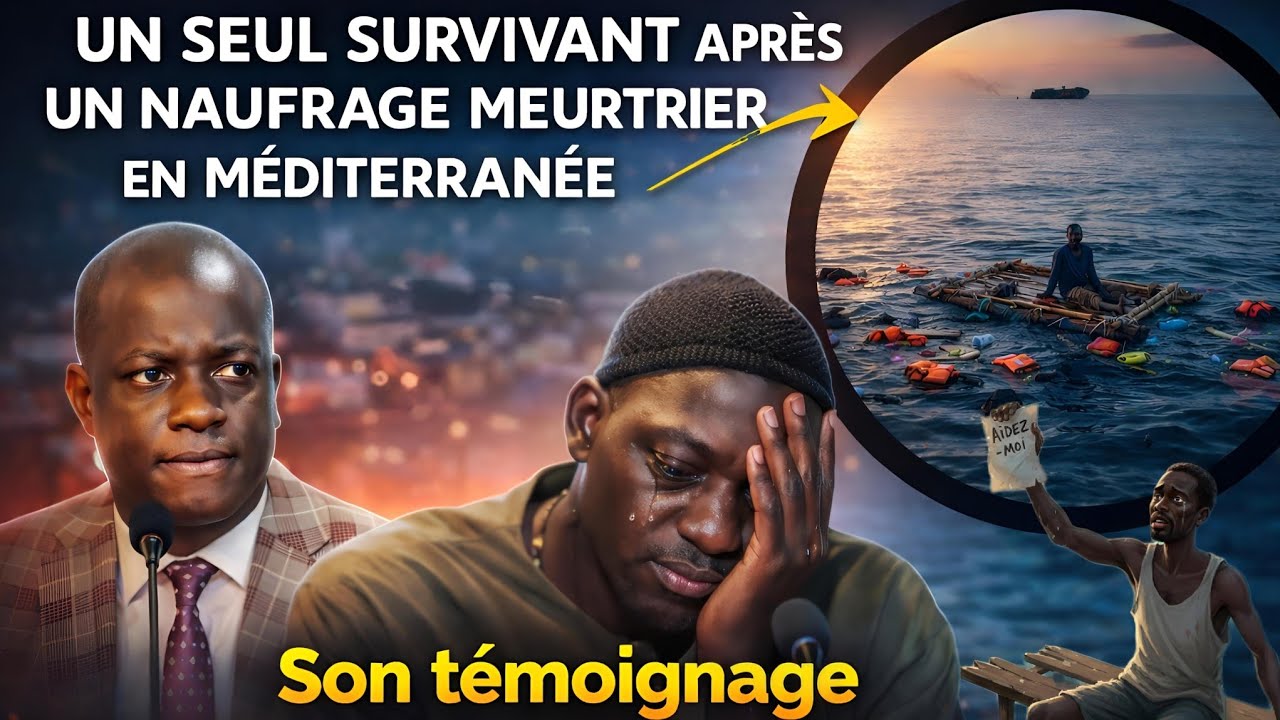 Témoignage rare et précieux du seul survivant après un naufrage meurtrier en méditerranée 🥺!