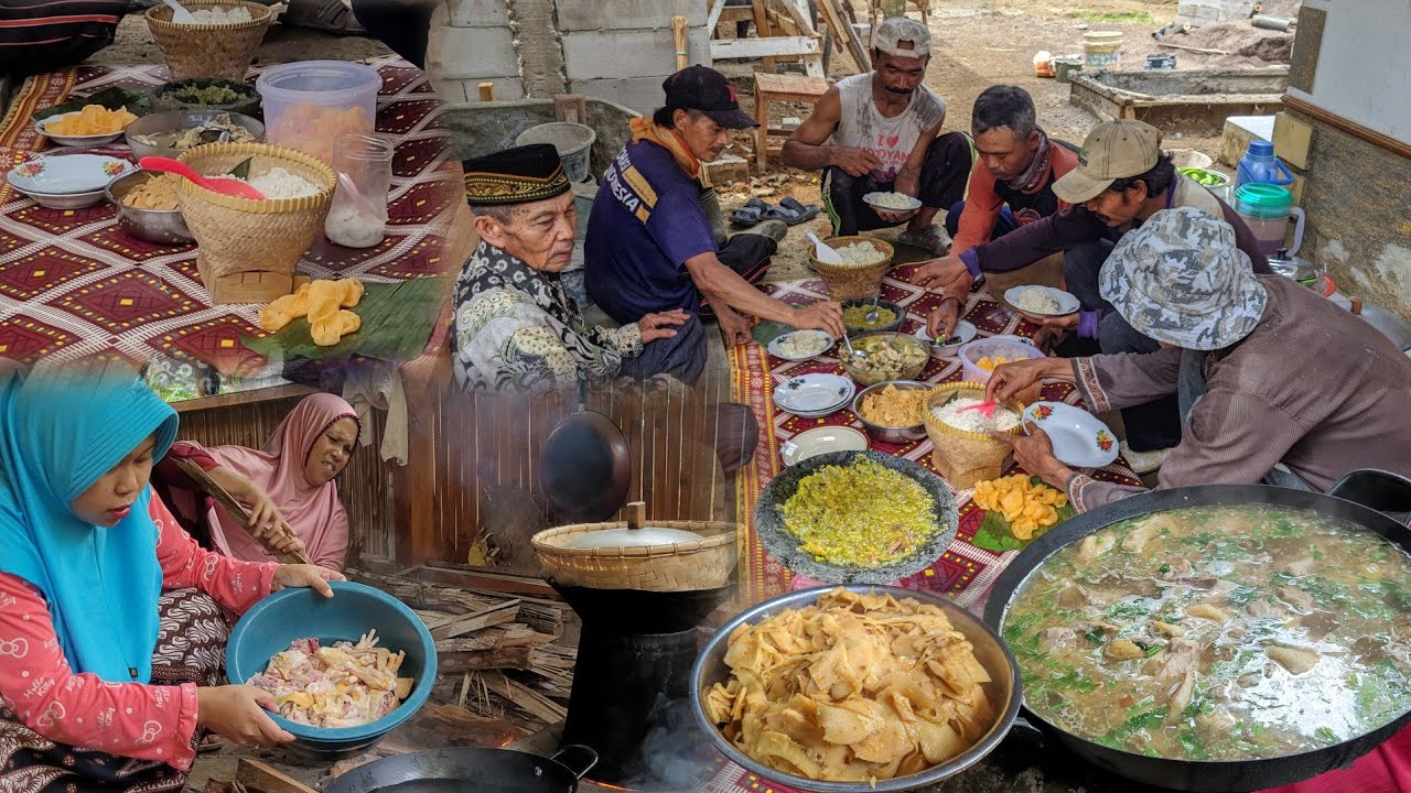 Awal Tahun Nyicil Bangun Rumah, Masak Ayam Kampung, Masak Bambu Kuning
