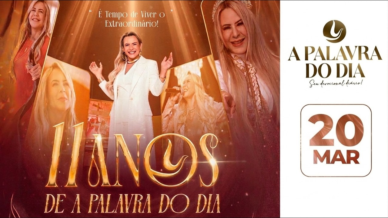 A PALAVRA DO DIA | 20 MAR 2026 | Bispa Virginia Arruda