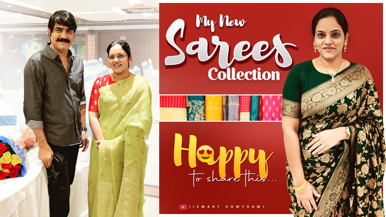 అనుకోకుండా కలిసా 🤩 ll My New Designer And Handloom Sarees Blouses Collection  ll Details ll iSmart