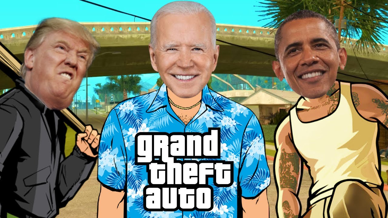 Обама, Трамп и Байден играют в GRAND THEFT AUTO (Трилогия)