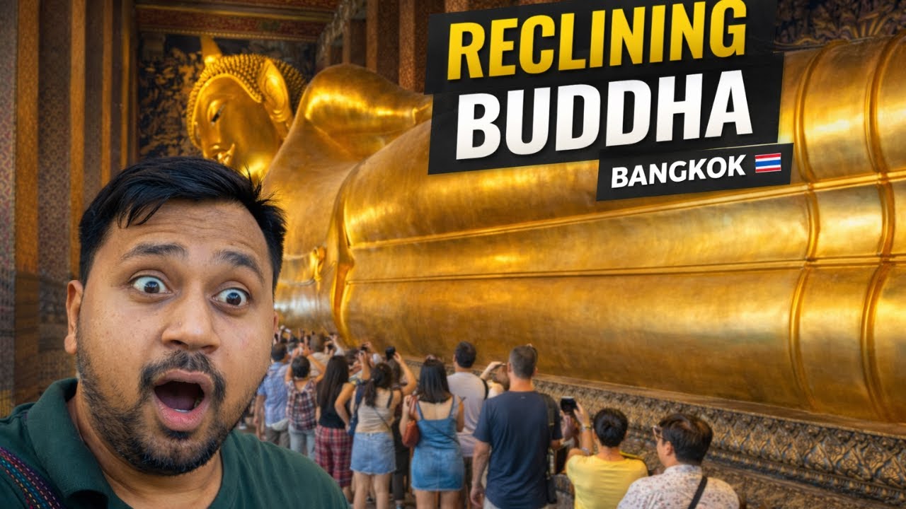 Inside Bangkok’s Giant Reclining Buddha 🛕 | Wat Pho Temple | Thailand Vlog