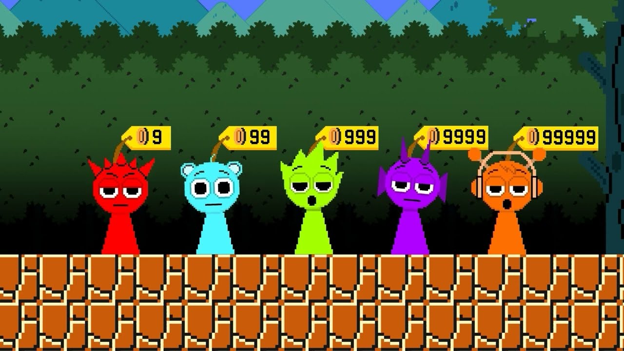 Mario vs EVOLUTION of GIANT SPRUNKI PINK BOT New Mod But WITH LOVE SUS MOD! New Version#sprunki
