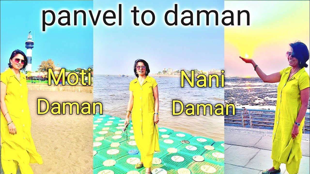Panvel to Daman Road Trip | Beautiful Coastal Drive | Maharashtra to Daman Travel Vlog 🏖️🚗