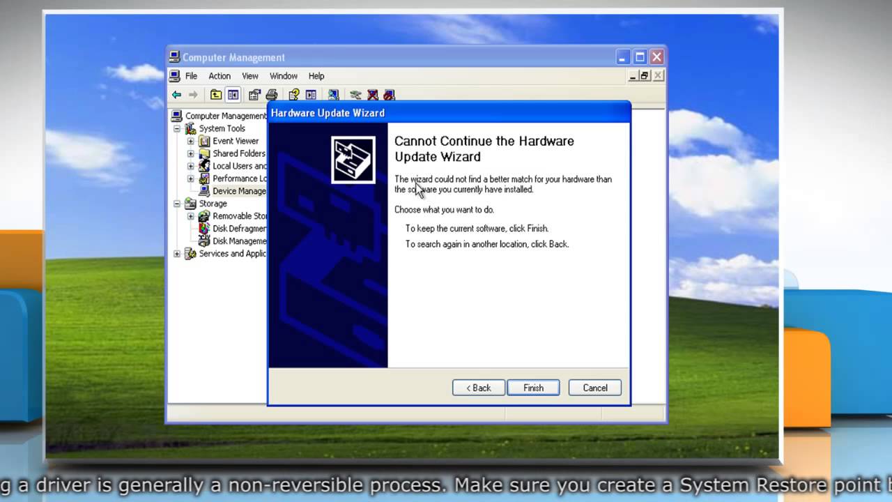How to Fix Device Manager error code 31 in Windows&reg; XP