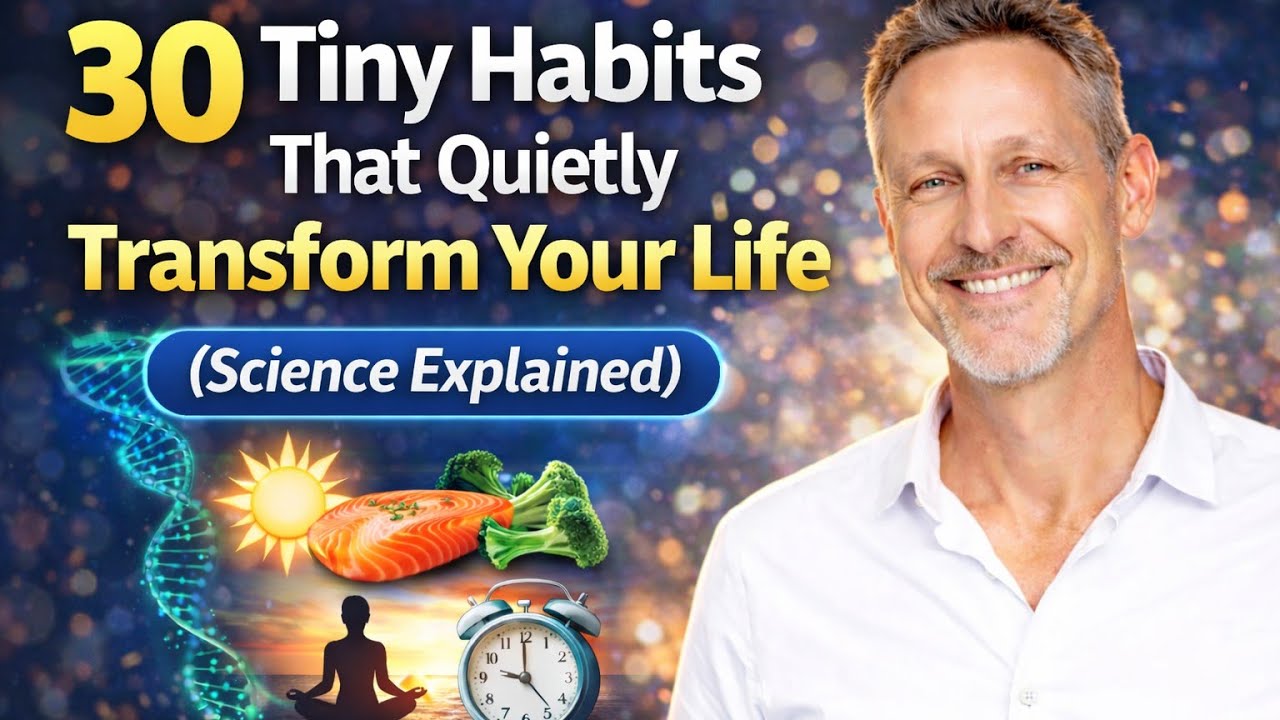 30 Tiny Habits That Quietly Transform Your Life (Science-Backed by Dr. Mark Hyman)