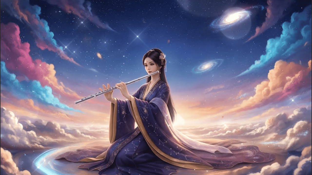 🌙Sky Sound| Relaxing Chinese Zen Music with Flute, Erhu & Guzheng @ZenBambooHealing