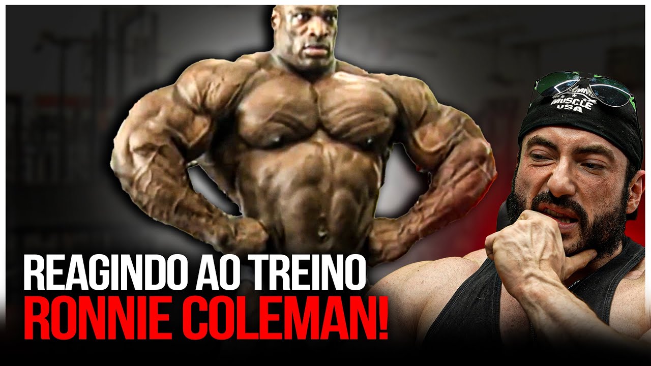 ABERRAÇÃO GENÉTICA!! | NINJA reage ao treino do RONNIE COLEMAN