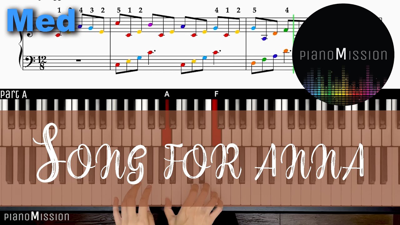 [Real Piano Tutorial] SONG FOR ANNA with Follow-Up Tutorial